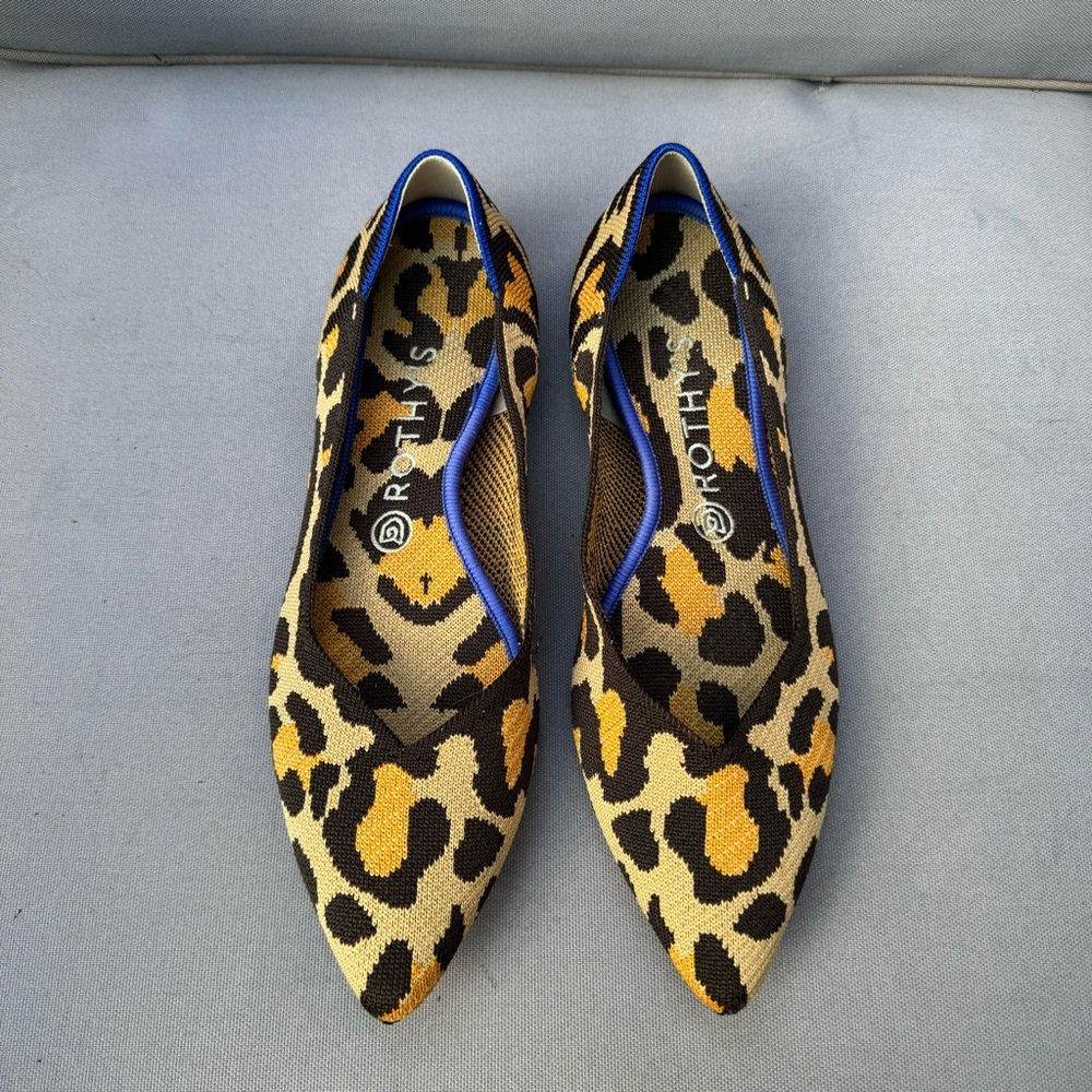 Rothy’s The Point Big Cat Flats Sz 10.5